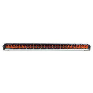 40 inch led light bar in amber on white background