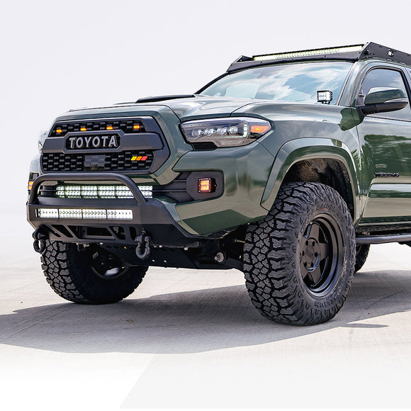 2016+ Tacoma Stealth Bumper - NO LED Bar // BUMPER LIGHT BAR - BLUE - SMALL // Relocation Mounts Only // BUMPER LIGHT BAR  SWITCH