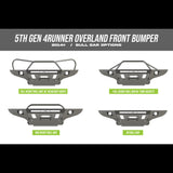 4Runner Overland Series Front Bumper / 5th Gen / 2014+