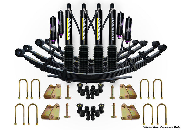 Dobinsons 4x4 Full MRR 3-way Adjustable Suspension Kit for Toyota Landcruiser 70 Series - 1990 to 1999 - DSSKITMRA3385 - DSSKITMRA3385