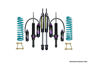 Dobinsons 2.0" to 3.0" MRR 3-Way Adjustable Lift Kit for Toyota Hilux Revo Dual Cab 2015 and on with Extended Rear Shackles - DSSKITMRA52ERS - DSSKITMRA52ERS