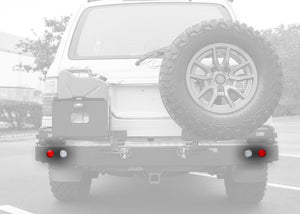 DOBINSONS 4 LED LIGHT KIT FOR REAR BUMPER (2 RED & 2 CLEAR) - MCCLGHTKT