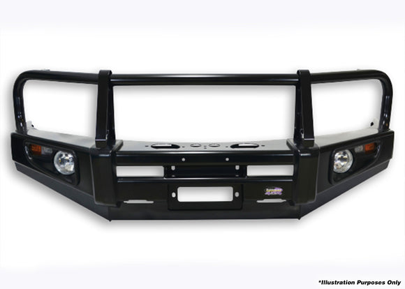 DOBINSONS BULL BAR CLASSIC BLACK FOR TOYOTA HILUX REVO 2016-2018 - BU59-3541