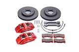 PowerBrake X-Line Big Brake Kit 4-Runner (5th Gen 4WD) ? with 14mm bracket mount hole for 14WB calipers AND (12mm inserts included for 14WA calipers usually for 2010 to 2015 year models) 10-on