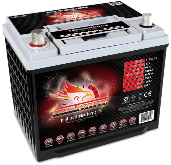 FT750-25 HIGH-PERFORMANCE AGM BATTERY