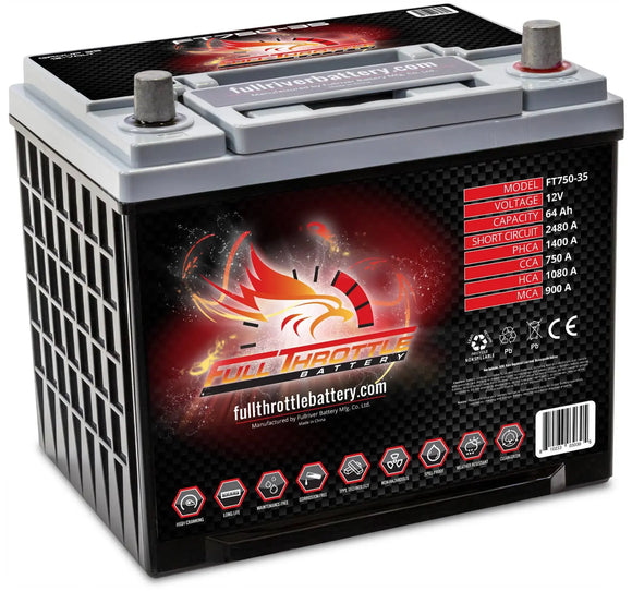 FT750-35 HIGH-PERFORMANCE AGM BATTERY