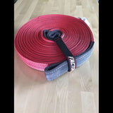 30 Foot Tow Strap Standard Duty 30 Foot x 2 Inch Red