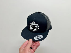 Overland Shop SnapBack Trucker Hat Black