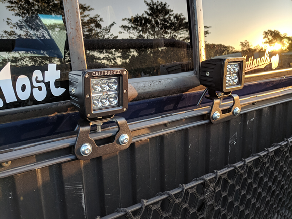 Toyota Truck Bed Rail mounts & LED Pod Brackets Kit