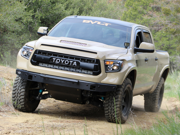 2014-2020 Toyota Tundra 42 Hidden Grille Curved LED Light Bar Brackets/Combo - Cali Raised LED