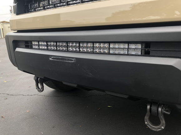 2014-2020 Toyota Tundra 32 Lower Bumper Hidden LED Light Bar Brackets/Combo - Cali Raised LED