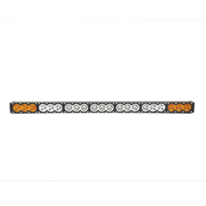 X6 10W Series 2D Amber White 38" Single Row LED Light Bar & Harness Kit