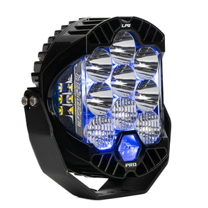LP9 Pro LED Auxiliary Light Pod Light Pattern Driving/Combo Blue Backlight Baja Designs
