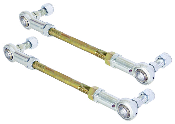 RockJock Adjustable Sway Bar End Link Kit (6 1/2 in. Long Rods w/ Heims and Jam Nuts, pair)