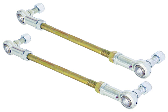 RockJock Adjustable Sway Bar End Link Kit (10 1/2 in. Long Rods w/ Heims and Jam Nuts, pair)