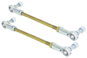 RockJock Adjustable Sway Bar End Link Kit, (8 1/2 in. Long Rods w/ Heims and Jam Nuts, pair)
