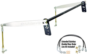 Antirock Sway Bar Kit, JK 4D Rear, Bolt-On, Aluminum Arms,