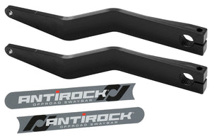 Antirock Fabricated Steel Sway Bar Arms, 15.2 in. Long, 2.5 in. Offset Bend, Incl. Stickers, Pair