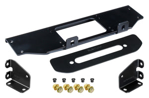 RockJock JL/JT Winch Plate Kit for Factory Steel Bumper (for use with or without CE-9033JLS RockJock Towing Kit)