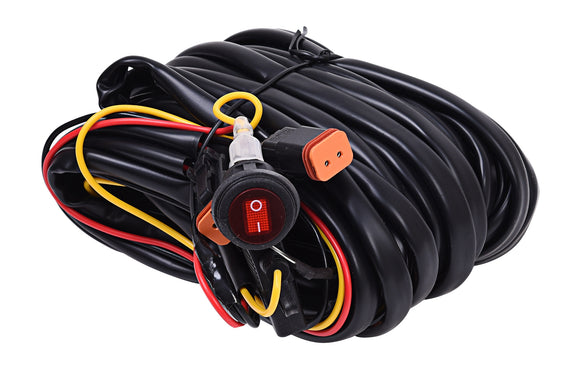 Wiring Harness for Two Backup Lights with 2-Pin Deutsch Connectors