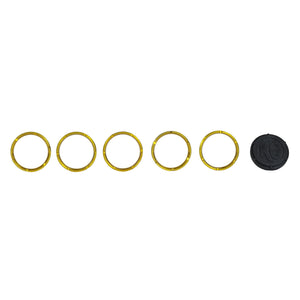 KC FLEX™ LED 5-Bezel Rings - ED Coated - Gold