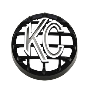 4" Rally 400 - Stone Guard - ABS Plastic - Black / White KC Logo