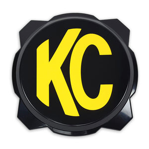 6" Pro6 Gravity® Light Cover - Black / Yellow KC Logo