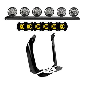 50" KC Xross Bar - Overhead - SlimLite LED - 6-Light System - 300W Spot Beam - for 97-06 Jeep TJ