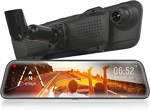 WOLFBOX G890 3 Channel Mirror Dash Cam with GPS – Aiden James Customs